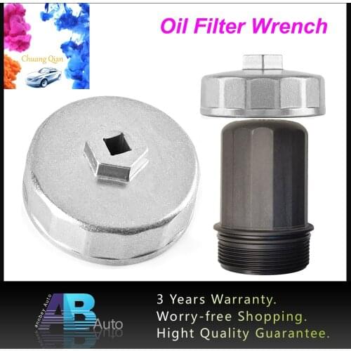 Chuang Qian 74mm 14 Flute Oil Filter Wrench Cap Housing Tool Socket Removal For Mercedes Benz GL450 GLK250//350 R280/350/500/550