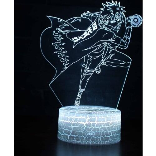 Bedroom Decor Manga Bedside Lamp LED Light Childrens Night Light USB Neon Bulbs Room Decorations Birthday Sign 3D Plug in Desk