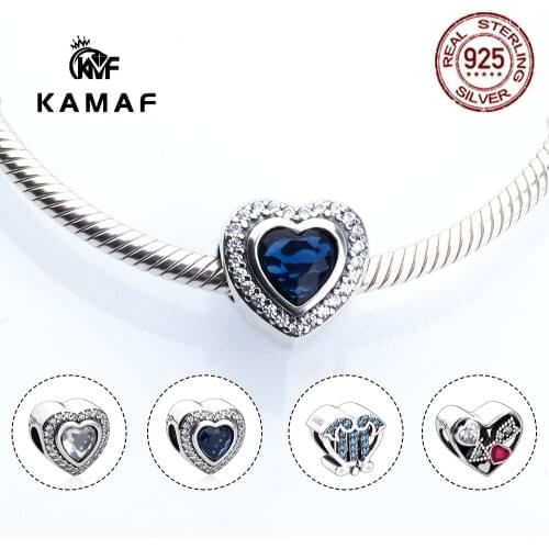 KAMAFS925 silver peach heart-shaped large hole beads one arrow through the heart bracelet necklace accessory model S099-S102