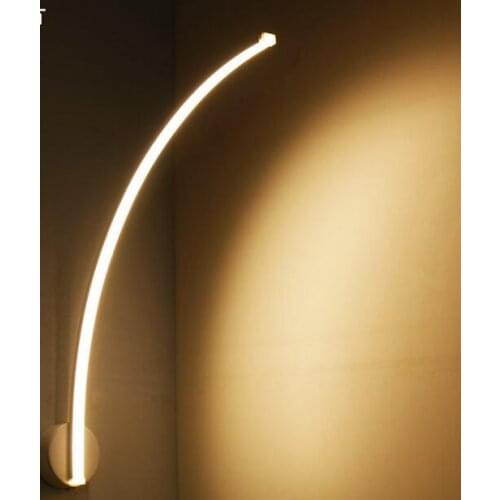 LED Arc wall lamp 16W LED Indoor corridor Wall Lamp Modern Home Lighting Wall Mounted A quarter arc decoration
