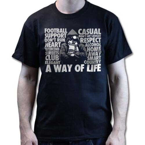 Summer Fashion Tees Brand Clothing Summer Style Casual Culture 70S 80S 90S Footballer 80S Terrace Hooligant Shirt Manufacturers