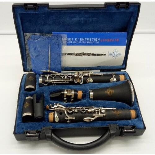 Music Fancier Club Student Bb Clarinet E11 Professional Sandalwood Ebony Clarinet Mouthpiece Accessories Case Hard Box