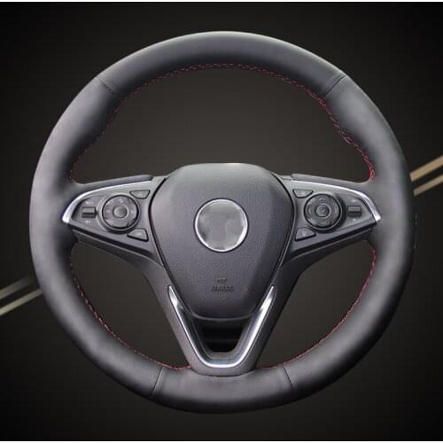 Auto Braid On The Steering Wheel Cover for Buick Envision 2014-2015 DIY Interior Accessory Car Braiding Wheel Covers Car-styling