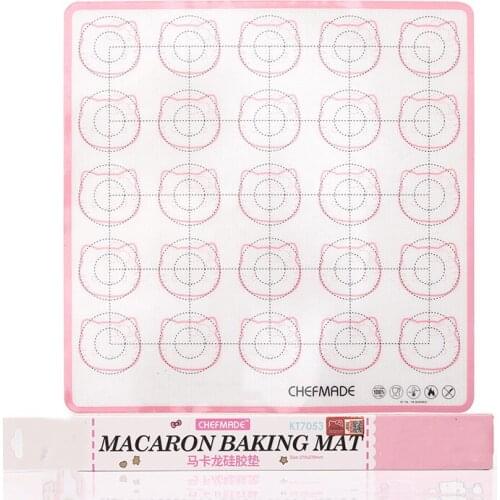 Macaron biscuit mat high temperature resistant non-slip silicone mat kneading mat kitchen baking tools baking accessories