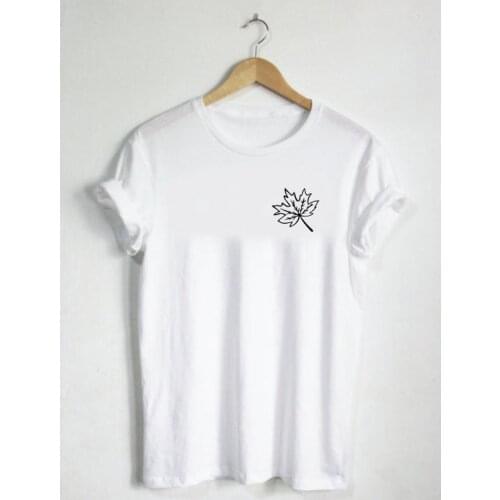 Leaf - Shirt Sweater Leaves Maple Leafs Foliage Design Autumn Fall Gift Womens Mens Cute Seasons Tree-F084