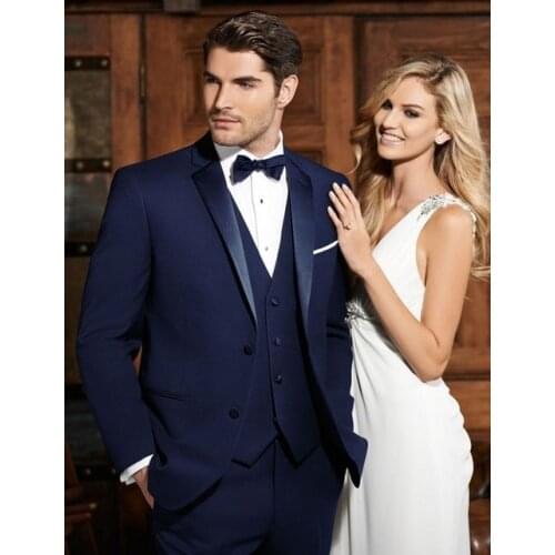 High Quality Mens Suits Groomsmen Groom Tuxedos Wedding Best Man Suit Bridegroom (Jacket+Pants+Vest+Tie) NO:209