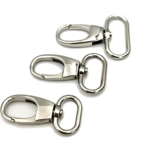 1 1/4 Inch Nickel Swivel Lobster Clasp Belt Hook Swivel Snap Hook 32mm 50pcs/lot