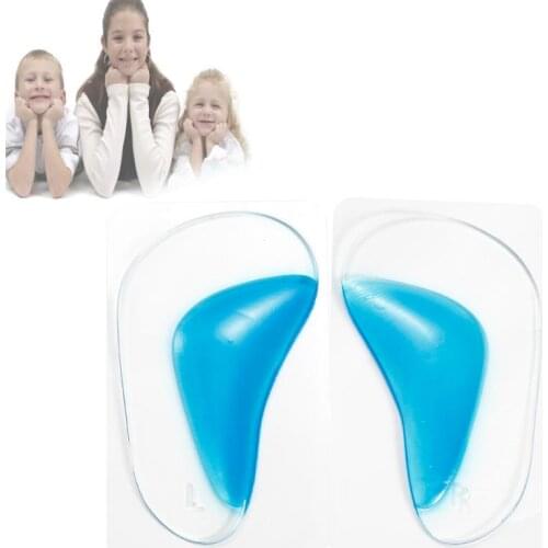 1Pair Children Kid Orthopedic Orthotic Arch Support Insole Flat Foot Flatfoot Correction Shoe Insoles Cushion Foot Care Tool