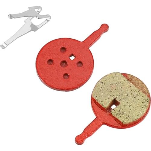 1 Pair Red Resin Semi-metallic Lamella Disc Brake Pads Kit for SRAM AVID BB5 Motorcycle Electric Scooter Parts Accessories