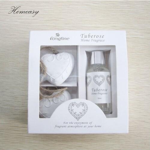 1pcs Heart Shape Perfume Fragrance Ceramic Aromatherapy Diffuser Aroma Diffuser Car Diffuser Car Air Freshener Free Shipping