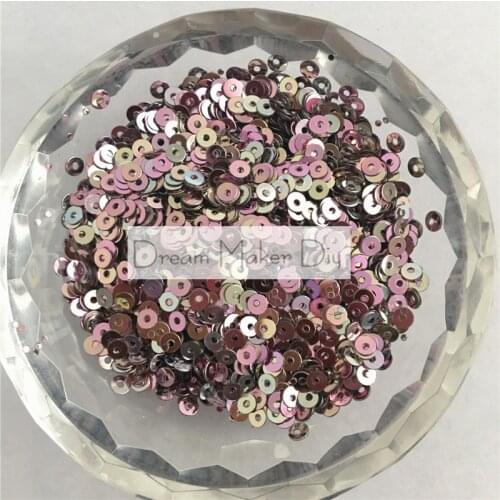 5000pcs/lot 3mm Rainbow Pink Flat Round Loose Sequins Paillette Sewing Craft for Garments Kid Diy Confetti