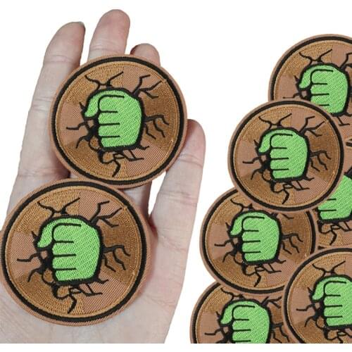 Disney Marvel Hulk anime movies 1PCS Cloth Patch Stickers Affixed To Clothing Accessories Clothes Patch Stickers Patch For Cloth