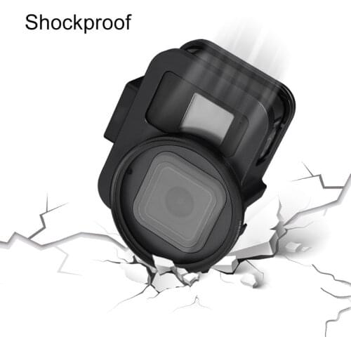 60g Aluminum Accessories Protective Housing Case Mount for GoPro Hero7 6 5 Camera with 52mm UV Lens Backdoor for Go Pro Hero 8