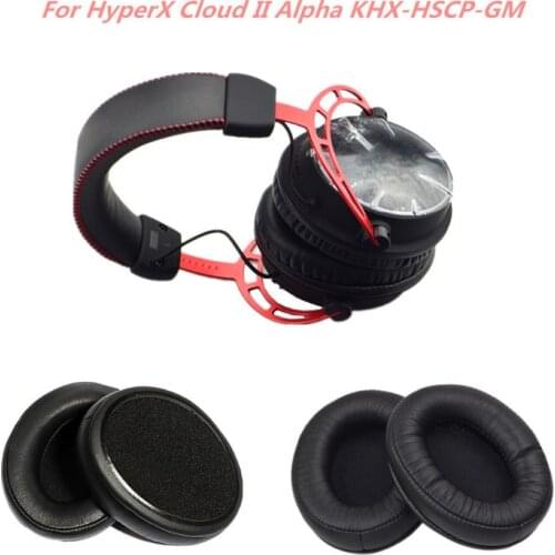 Earpads Cushion for K-ingston HyperX Cloud II Alpha KHX-HSCP-GM Headphones