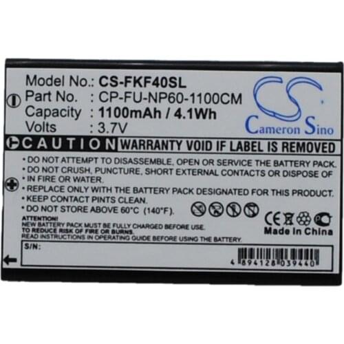 Cameron Sino 1100mah battery for FALK CROSS IBEX 30 40 GOBANDIT LIFE RACE CPF-1035 CP-FU-NP60-1100CM batteries