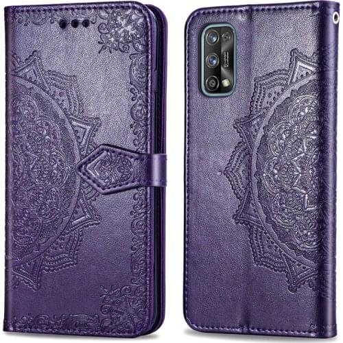 Wallet Case For Oppo Realme 7 Pro Case Floral Filp Leather Cover For Oppo Realme 6 7 8 Pro Case For Oppo Realme 7 Pro Cover Book