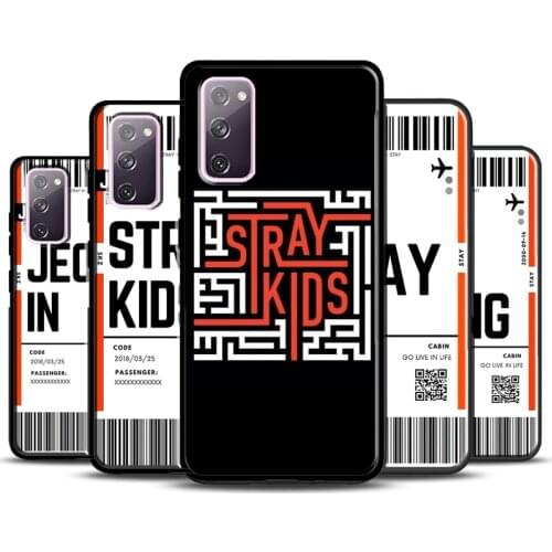 Stray Kids Tickets Phone Case For Samsung Galaxy S20 FE S8 S9 S10 Plus Note 10 Plus Note 20 S21 Ultra Cover