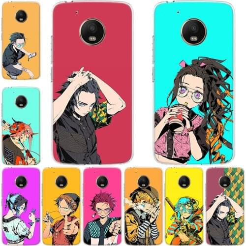 Demon Slayer Trend Anime Phone Case For Motorola Moto G9 Play G7 Plus G8 Power EU E6 E5 G6 G5 G5S One Action Cover