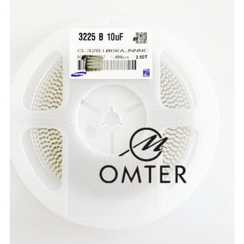 CL32B106KOJNNNE CAP CER 1210 10uF 106K ±10% 16V X7R Ceramic Capacitor 1000pcs Ceramic Capacitor