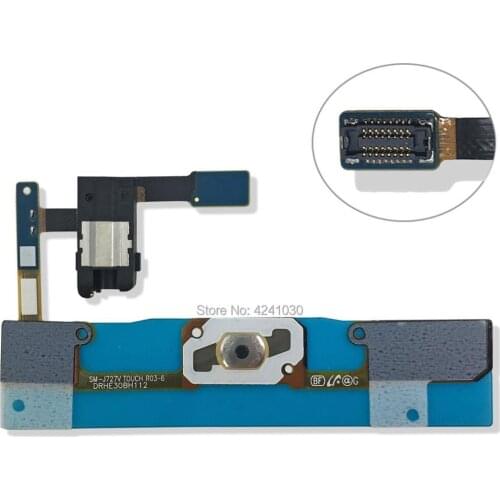 Home Button Sensor Key +Earphone Jack Flex Cable For Samsung Galaxy J7 2017 J727