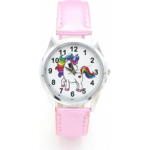 New Fashion Unicorn Desgin Kids Cartoon Dress Watches Quartz Childrens Boy Girl Students Wristwatch Relogio Kol Saati Clock