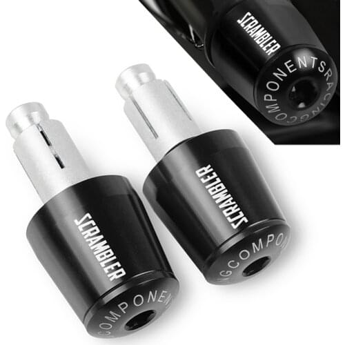 For DUCATI Scrambler 1100/Scrambler 1100 Sport 1100 special 2018 2019 Motorcycle 22MM Handlebar Grips Handle Bar Cap End Plugs