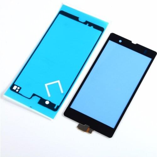 For Sony Xperia Z L36H LT36i LT36h L36 C6603 C6602 Touch Screen Digitizer Front Glass Panel+Sticker(Z 5.0 inch)
