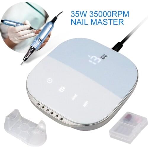 35000rpm Electric Nail Drill New Style Nail Polish with free Cleaning Brush 35W Manicure Machine Nail Salon Tools