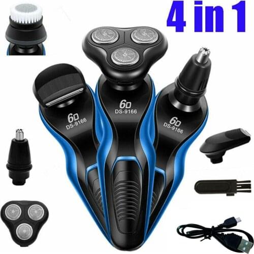Electric Razor Electric Shaver LED Display Rechargeable Shaving Machine for Men Beard Razor Wet-Dry Waterproof Fast Charging