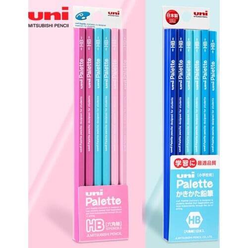 12 Pieces UNI Mitsubishi Pencil 5050 HB Sketch Art Painting Pencil Hexagon Rod Design Suitable for Students
