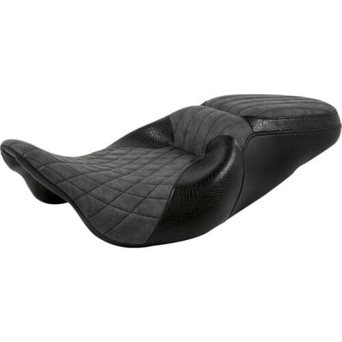 Motorcycle Black Front Driver & Passenger Seat For Harley Touring Road Glide 2009-2020