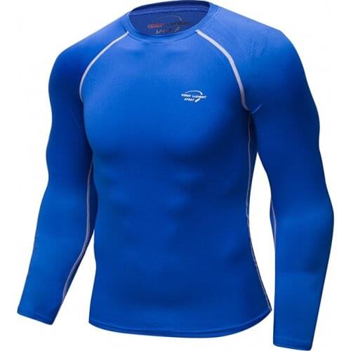 Cody Lundin Three Solid Color Rash Guard Compression Shirts For Men