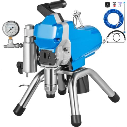 Airless Wall Paint Sprayer 2200W Electric Sprayer Gun Kit, 22Mpa Adjustable Spray Pressure with 15M Pipe for Wall & Ceiling/Wood