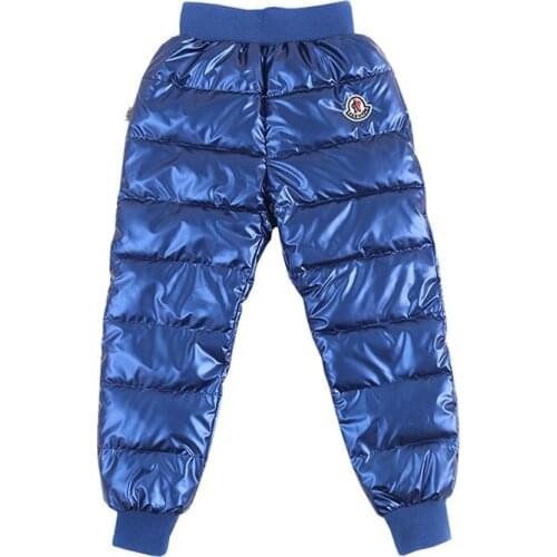 New Boys Pants Childrens Clothing Down Pants Autumn Thickened Warm Kids Clothes Fashion Trouser Winter Unisex Girl Velvet Pants