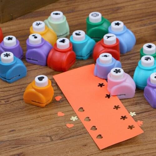 Seal Mini Printing Paper Flower Cutter Art Craft Toy Punch DIY Puncher Paper Cutter Scrapbooking Punches DIY Toy For Child M0003