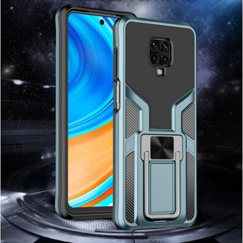 For Xiaomi Redmi Note 9s 9 Pro Max Case Shockproof Rugged Armor Holder Cover For Mi Poco X3 X3NFC M3 Magnetic Car Stand Coque