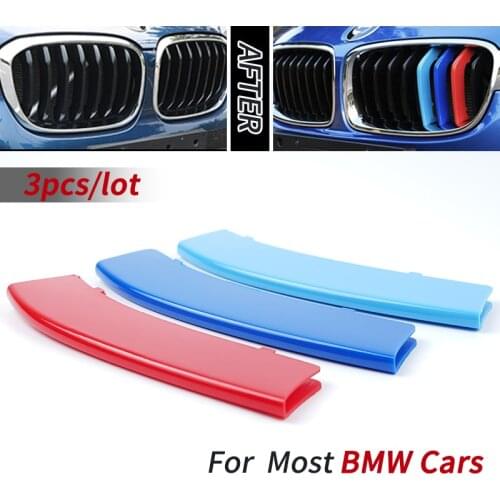 Front Grille Trim Strips For BMW E46 E90 E60 E39 E36 F30 F10 F20 X5 E70 E53 G30 E91 E92 E93 E87 X3 E83 F25 X6 E71 F31 F22 F34 X1