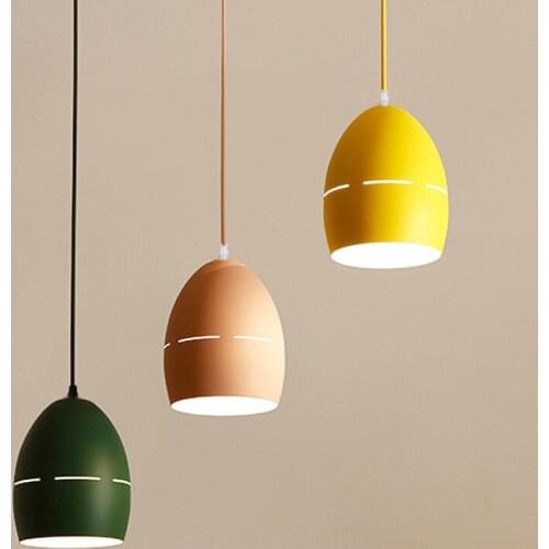 Nordic Simple Aluminum Dinner Chandelier Individual Cafe Linen Chandelier Home Office Makaron Chandelier