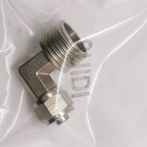 SUIDI Trachea quick twist joint elbow right angle PL8-02 copper pneumatic lock female joint 6-01