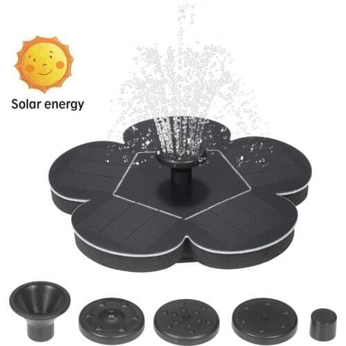 7V 1.5W Solar Water Pump Fountain Garden Floating Plants Watering Power Fountain Pool Home Garden Fish Pond Waterpump For Garden