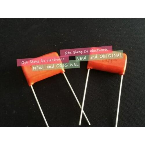 20PCS CDEfor SPRAGUE SBE716P 630V0.022UF P22MM Orange fever film capacitor MKP SBE 716P 0.022UF 630V 22NF 223J