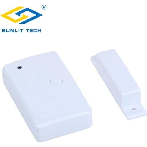 433MHz 2262/1527 Door Sensor Switch Contact Universal Door Access Alarm Detector for Wireless GSM PSTN Alarm System Security