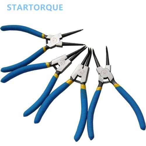 7" 175mm Multifunctional Snap Ring Pliers Multi Tools Multi Crimp Tool Internal External Ring Remover Retaining Circlip Pliers