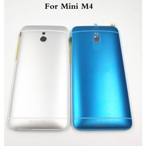 Back Battery Cover Housing For HTC One Mini M4 601e 601s 601n Rear Case Door With Power Volume Buttons