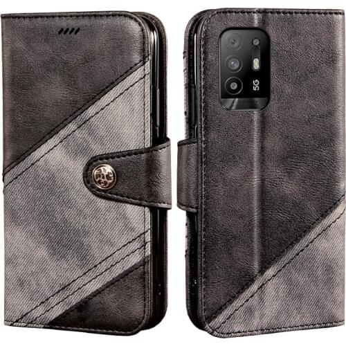 Flip Case For OPPO A94 5G Book Leather Case Shockproof Bumper Flip Case For OPPO CPH2211 Cover