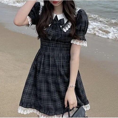 Летние платья в клетку Houzhou China At AliExpress