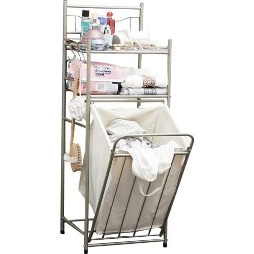 Storage basket hamper household dirty clothes storage laundry bathroom rack