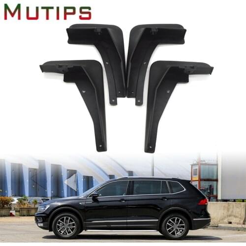 Mutips car front rear mudguard splash guards mud flaps accessories cover auto For Volkswagen VW Tiguan 2 Mk2 2016 2017 2018