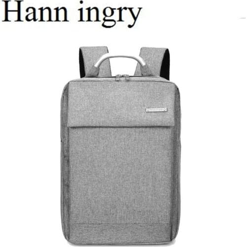 HANN INGRY Mens and Womens Business Bag Casual Stereotyped Shoulder Bag Noble Computer Multi-functional Waterproof bag H43D