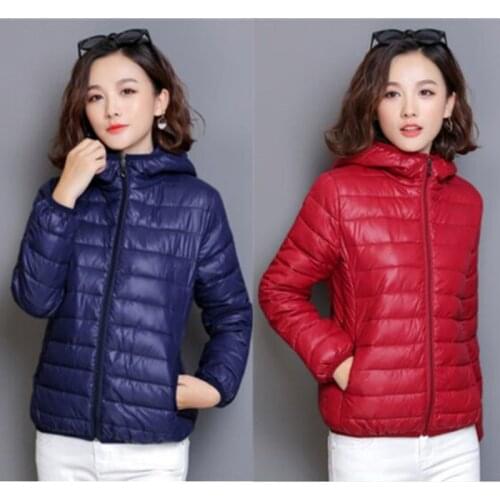 Woman Winter JacFemme Women Parkas Mujer Chaqueta Ultra Light Warm Autumn Hooded Streetwear Plus Size Dropshipping Coat